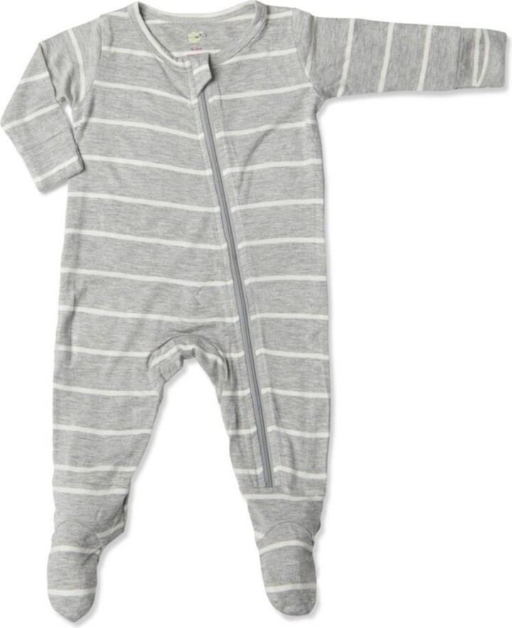 Baby Grey by Everly Grey Baby Boys Grey by Everly Grey Neutral Long Sleeve Jersey Footie