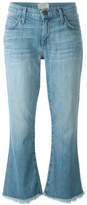 Thumbnail for your product : Current/Elliott loose fit cropped flared jeans