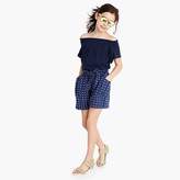 Thumbnail for your product : J.Crew Girls' short romper in star print