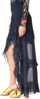Thumbnail for your product : Alice + Olivia Lavera Asymmetrical Ruffle Skirt