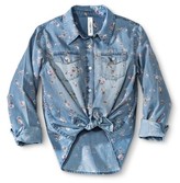 Thumbnail for your product : Cherokee Girls' Floral Buttondown Shirt