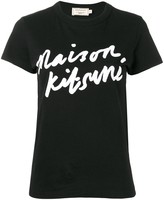 Thumbnail for your product : MAISON KITSUNÉ logo print T-shirt