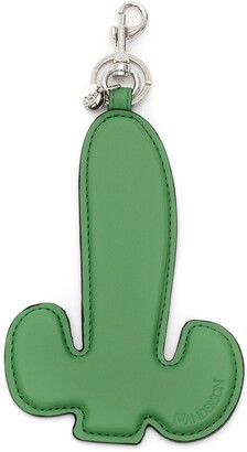J.W.Anderson Cactus logo-debossed keyring