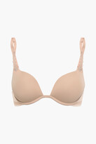 Thumbnail for your product : Simone Perele Lace-paneled Stretch-jersey Push-up Bra