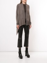 Thumbnail for your product : Rick Owens Draped-Back Cardigan