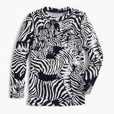 Thumbnail for your product : J.Crew Girls' rash guard in Ratti® zebra print