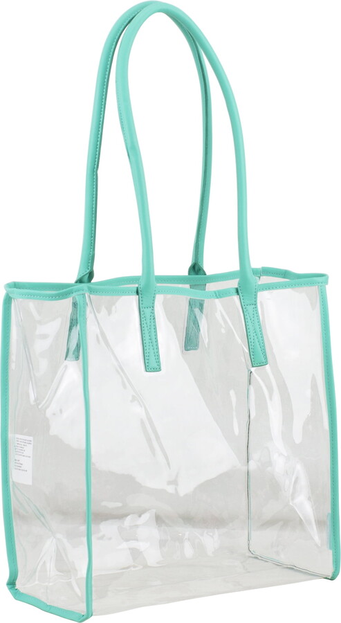 Eastsport Clear All-Purpose Security Tote, Turquoise