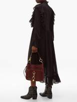 Thumbnail for your product : See by Chloe Tony Medium Suede Bucket Bag - Womens - Burgundy