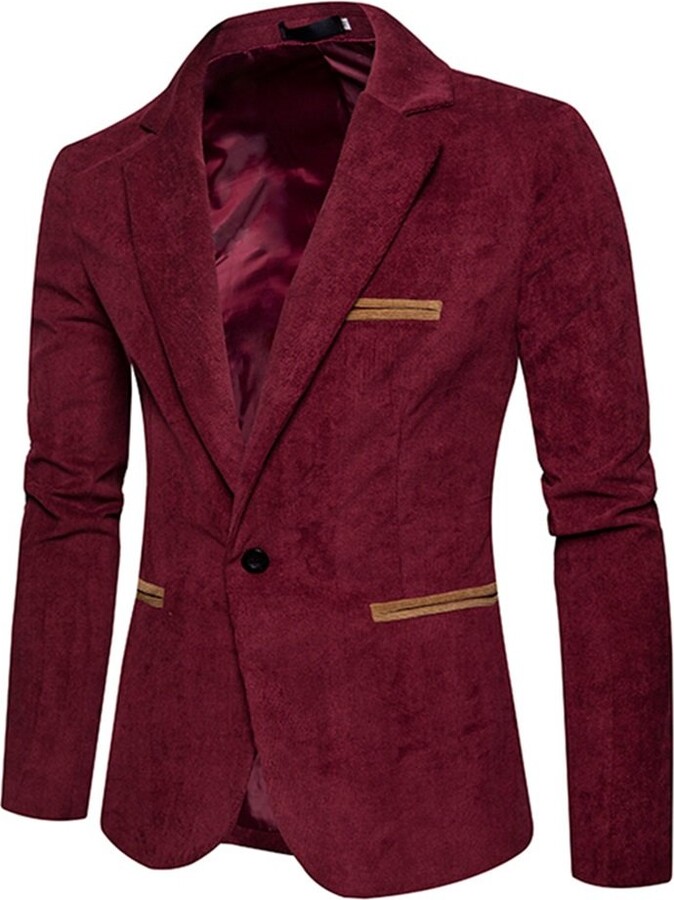 Mzoazpie Men Shiny Sequin Blazers Men's Suit Tuxedo Party Dinner Prom Slim Fit Tuxedo One Button Suit Jacket Tuxedo Pants Tan Tuxedo Men Big Mens Sui