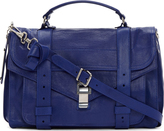 Thumbnail for your product : Proenza Schouler Cobalt Blue Leather PS1 Medium Messenger Bag