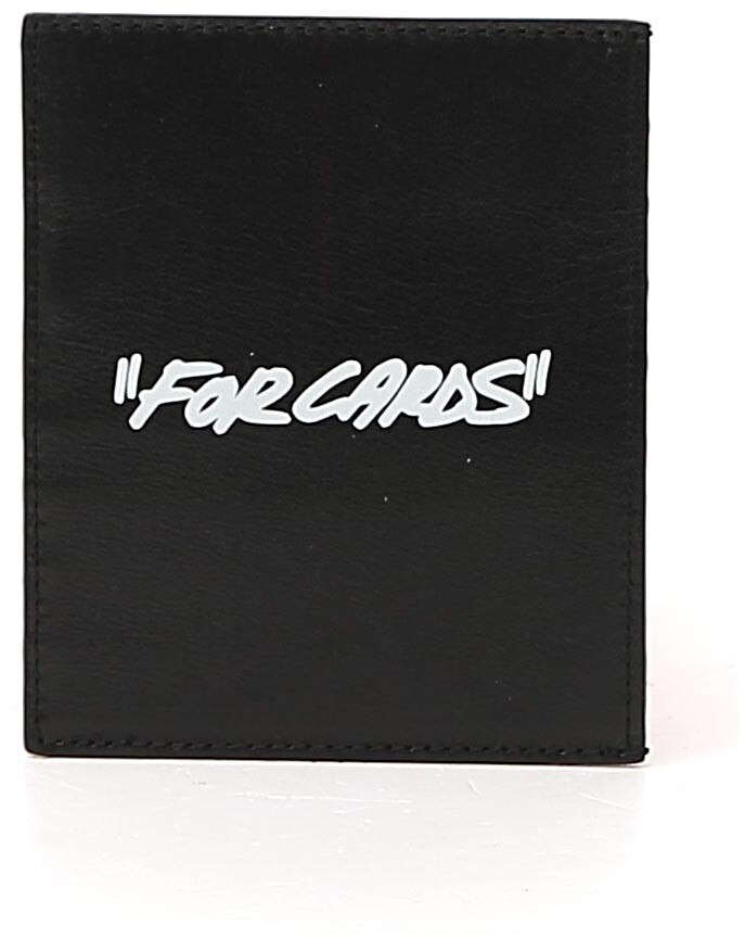 Off-White Quote Print Cardholder - ShopStyle Wallets