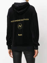 Thumbnail for your product : Alexandre Vauthier logo hoodie