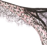 Thumbnail for your product : Kiki de Montparnasse Leopard-Print Silk Thong