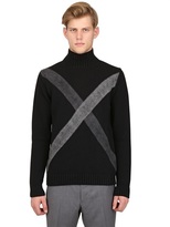 Thumbnail for your product : Jil Sander Needle Punch Wool & Cashmere Sweater