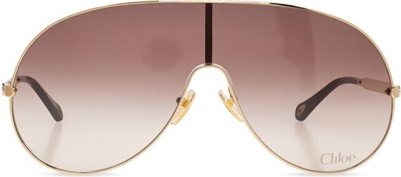 Chloé Sunglasses Shield Frame Sunglasses