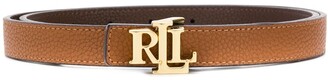 Lauren Ralph Lauren Thin Logo Plaque Belt