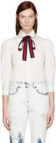 Thumbnail for your product : Gucci Ivory Ribbon Shirt