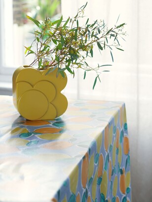 John Lewis & Partners Wipe Clean PVC Lemons Tablecloth, Yellow/Multi