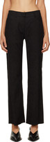 Thumbnail for your product : AMOMENTO Black Flared Trousers