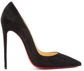 Thumbnail for your product : Christian Louboutin So Kate 120 Suede Pumps - Womens - Black