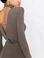 Thumbnail for your product : Patrizia Pepe Draped Front Jersey Dress