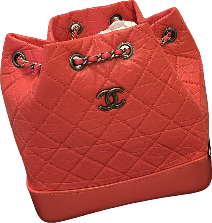 Chanel Gabrielle Backpack Shearling and Leather Small at 1stDibs