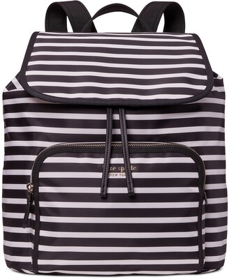kate spade backpack stripes