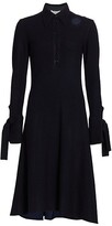 Thumbnail for your product : 3.1 Phillip Lim Wool-Blend Flare Shirtdress