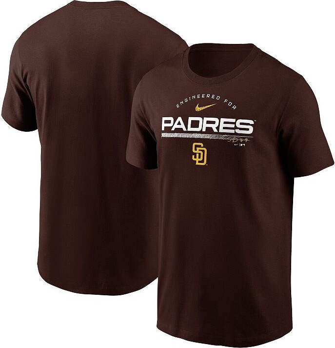 Nike Men's Brown San Diego Padres Team Engineered Performance T-Shirt