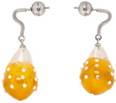 Thumbnail for your product : Panconesi Yellow Crystal Drop Earrings