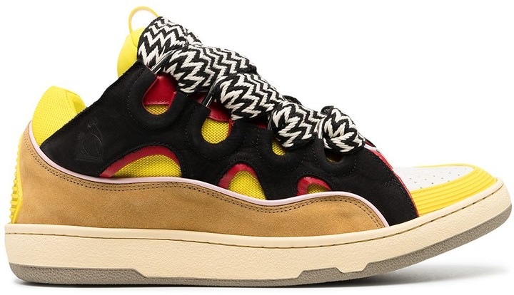 lanvin yellow sneakers