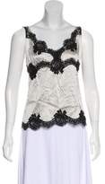 Thumbnail for your product : Dolce & Gabbana Silk-Blend Sleeveless Top