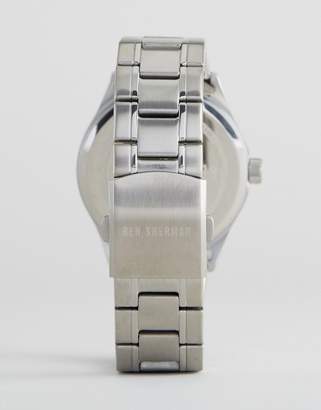 Ben Sherman Bracelet Strap Watch In Silver