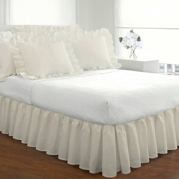 Fresh Ideas California King Ruffled 14'' Bed Skirt