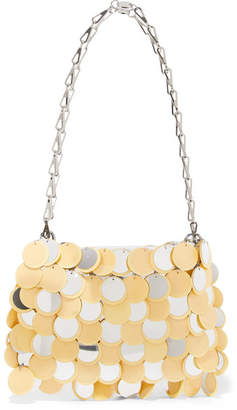 Paco Rabanne Sparkle 1969 Sequined Faux Leather Shoulder Bag - Yellow