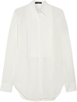 Thumbnail for your product : J.Crew Lillet pleated crepe shirt