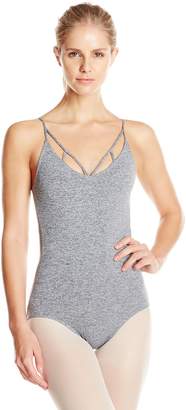 Capezio Women's Camisole Leotard with Plunging Front Cut Out