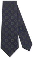 Thumbnail for your product : Gucci Bees and stars squares silk tie