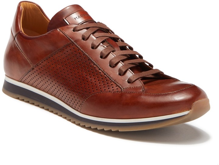 magnanni chaz leather sneaker