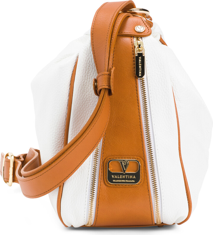 Valentina Made In Italy Leather Sling Backpack ShopStyle Shoulder Bags
