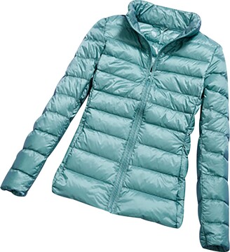 Peuignao Ladies Puffer Jacket Lightweight Packable Down Jacket Women Puffer  Coats for Women Puffa Jackets Oversized Puffer Jackets Womens Compressible  Down Feather Coat Parka Quilted Padded Jackets Green M - ShopStyle