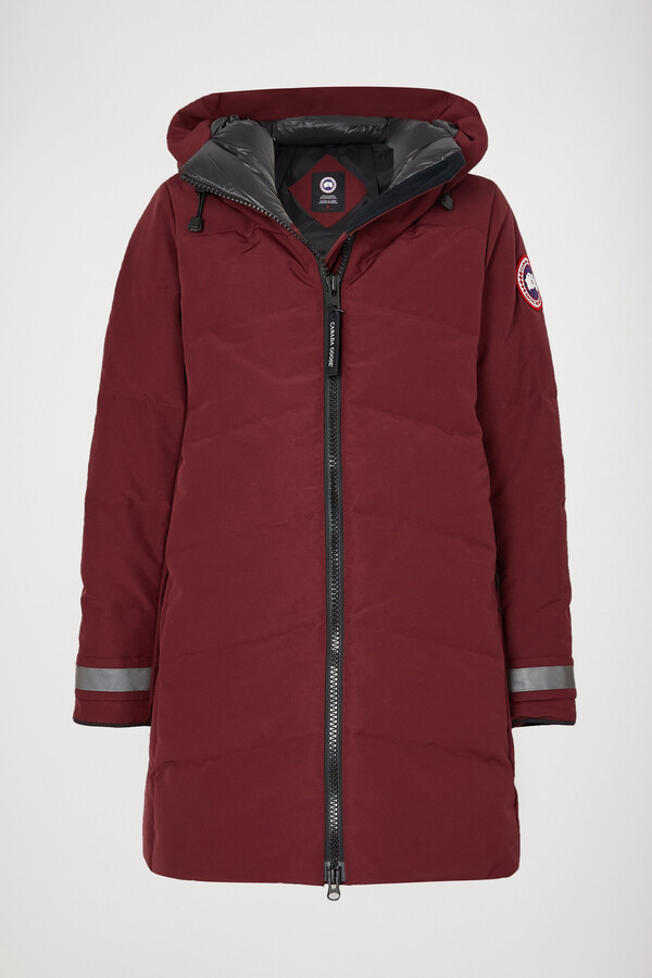Canada Goose Merritt Hooded Quilted Shell Down Coat - Burgundy - ShopStyle
