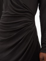 Thumbnail for your product : Rhode Resort Noel High-neck Fringed Jersey Maxi Dress - Black