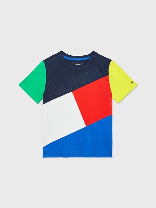 TOMMY ADAPTIVE Colorblock Flag T-Shirt - ShopStyle Boys' Tees