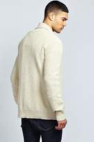 Thumbnail for your product : boohoo Mens Textured Edge To Edge Cardigan