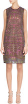 Thumbnail for your product : Mary Katrantzou Shift Dress with Glitter