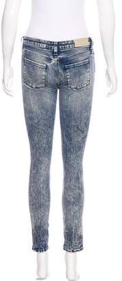 IRO Low-Rise Distressed Jeans