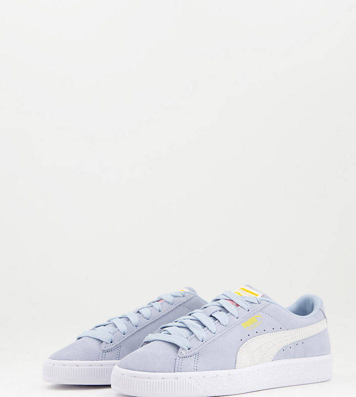 Puma Suede trainers in light blue - exclusive to ASOS - ShopStyle