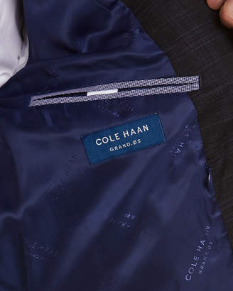 Cole Haan Tailored Wool-Blend Suit With Flat Front Pant