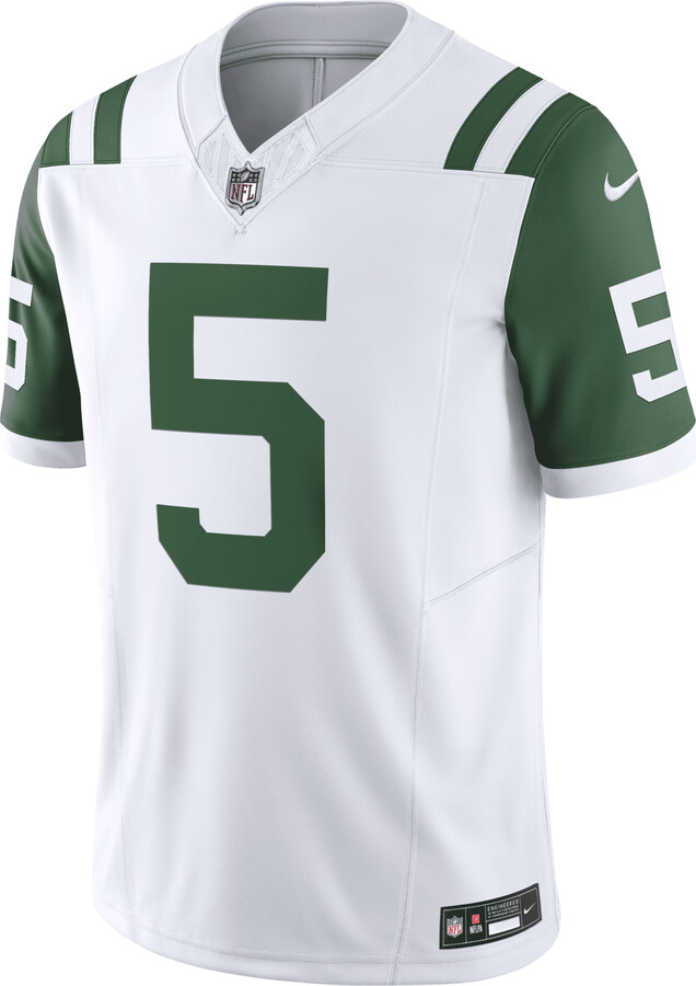 Nike Garrett Wilson New York Jets Men's Dri-FIT NFL Limited Football Jersey in White | 31NM0AAK72F-E87